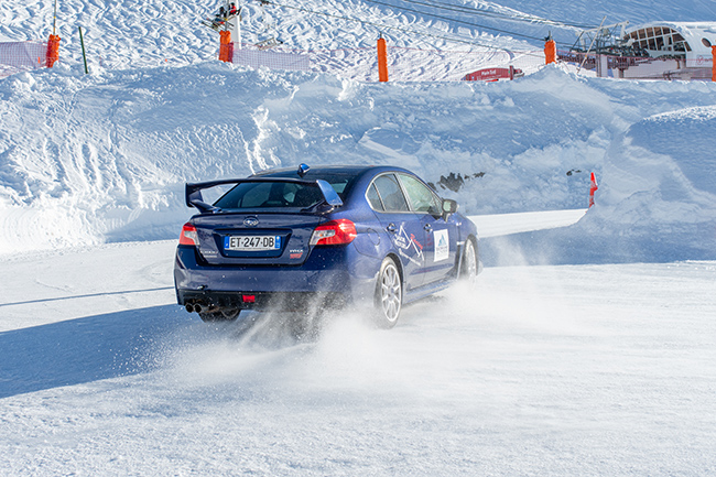 Ice driving in Val Thorens